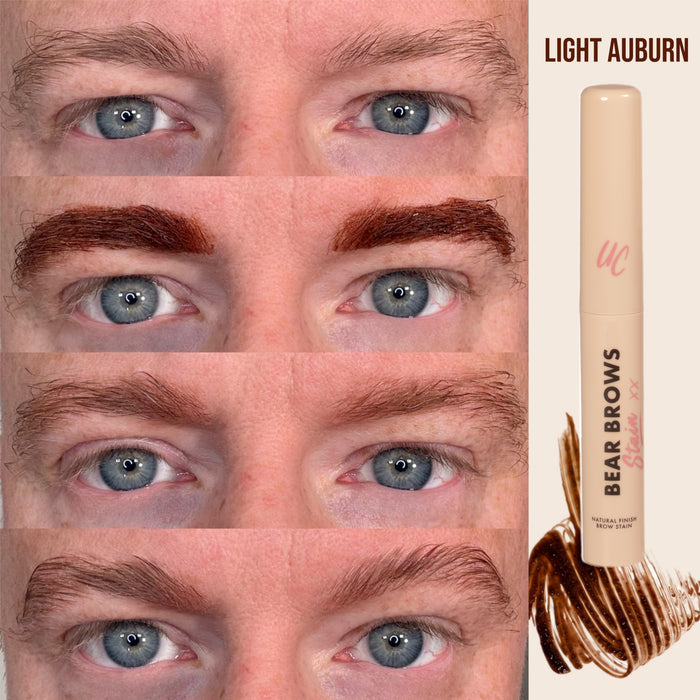 Bear Brow Stain in Shade Light Auburn - Natural Brow Stain - Unicorn Cosmetics