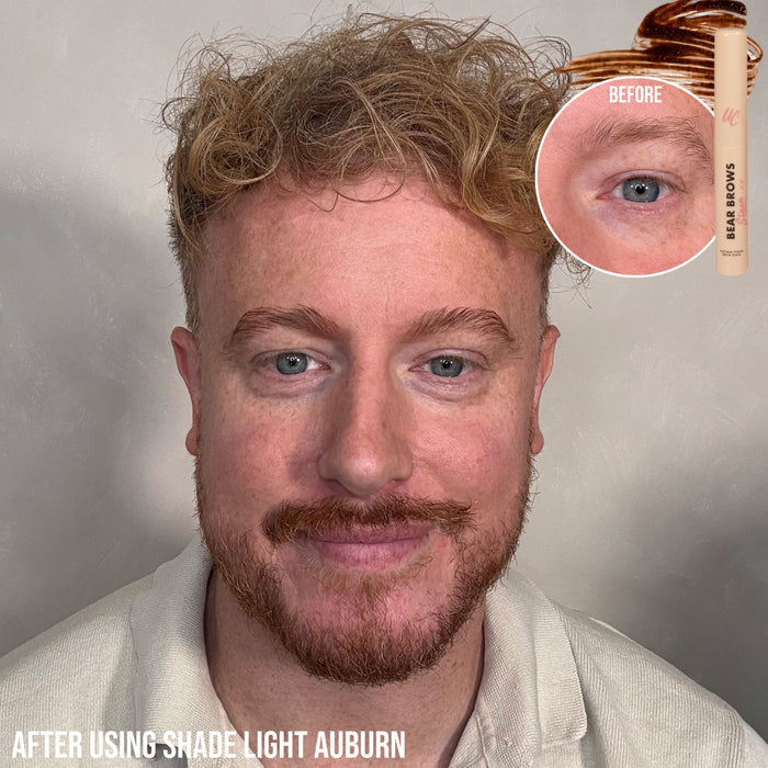 Bear Brow Stain in Shade Light Auburn - Natural Brow Stain - Unicorn Cosmetics