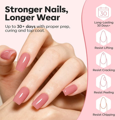 8-In-1 Blush Nude Builder Nail Gel 15ml Builder Gel MODELONES #blush nude