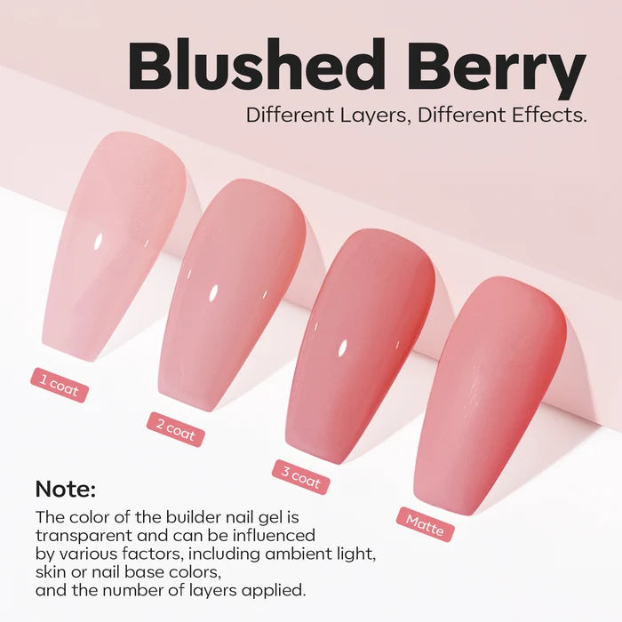 8-In-1 Blush Nude Builder Nail Gel 15ml Builder Gel MODELONES #blush nude