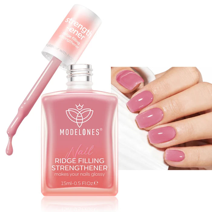 Blush Nude 8-in-1 Functional Nail Repair Strengthener Nail Care MODELONES #blush nude