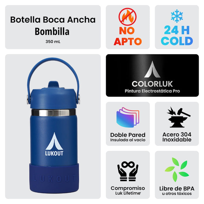 Boca Ancha 350 ml / Bombilla