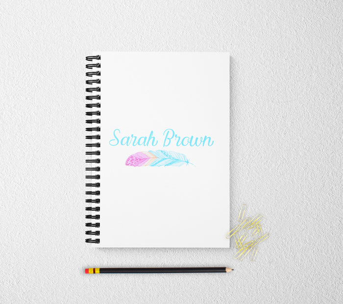 Bohemian personalized notebook journal