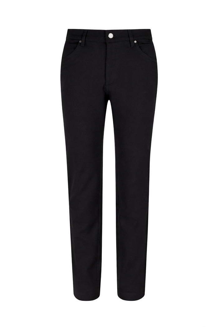 Boy's 5-Pocket Flex Casual Pants - Black