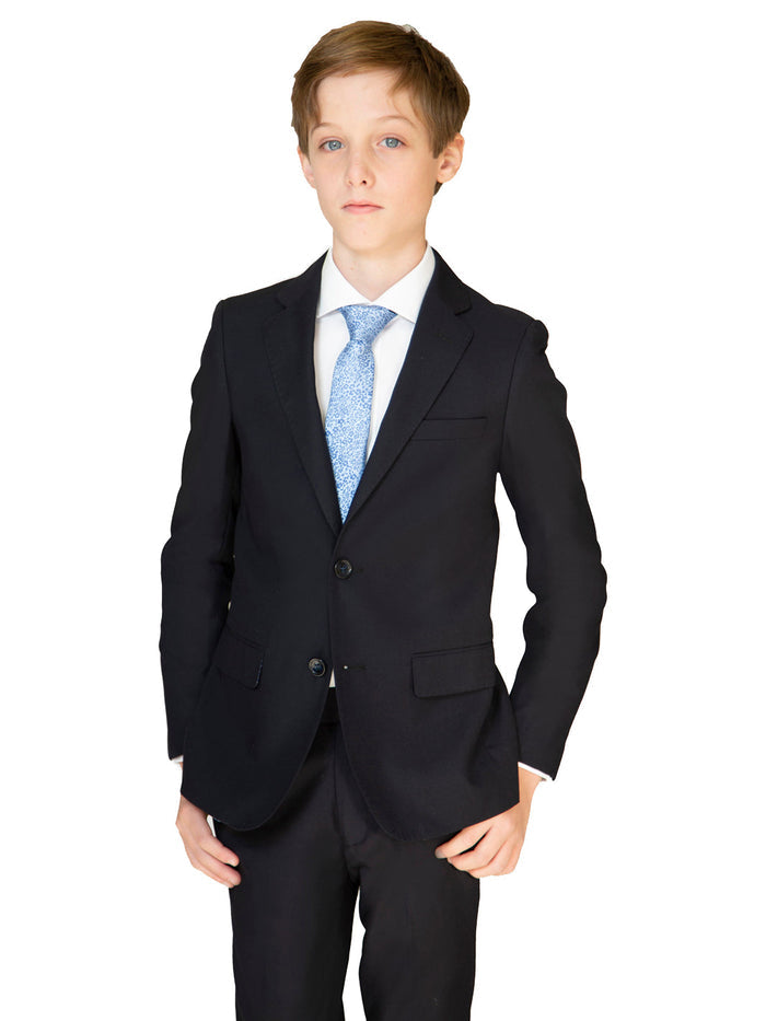 Boy's TR Suit Jacket - Midnight Navy