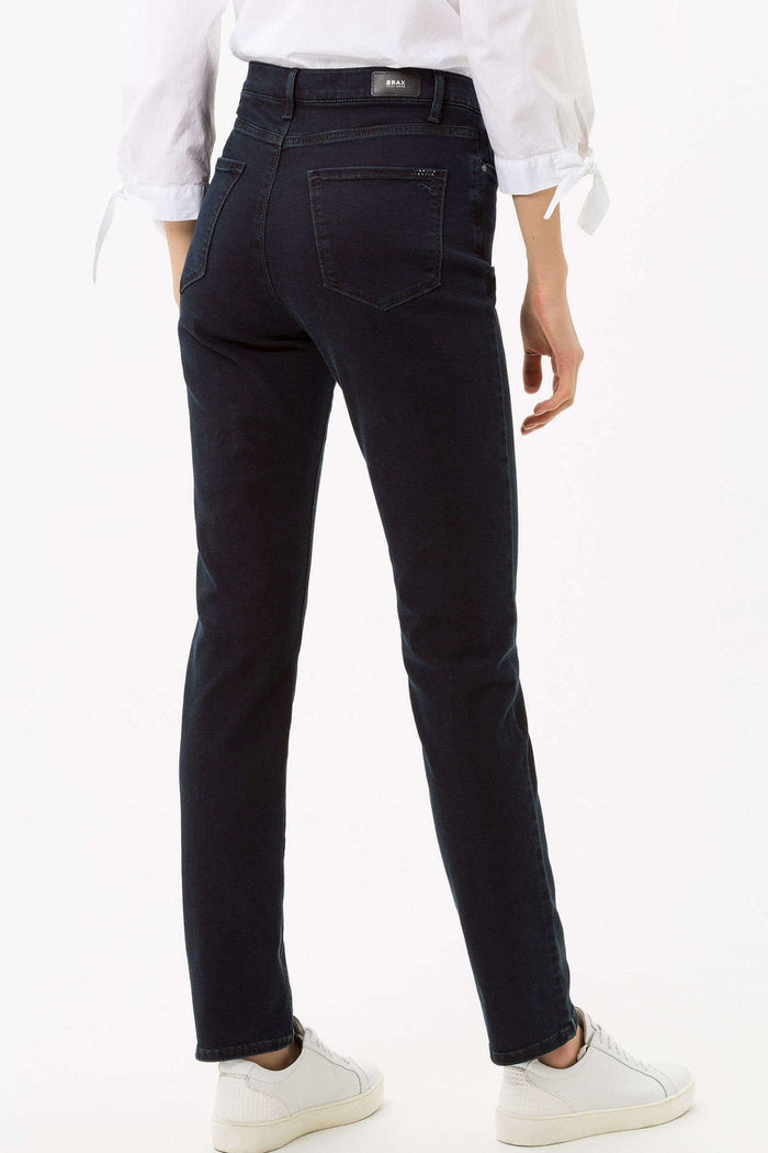 Brax Mary 70-4000 22 Clean Dark Blue Slim Fit Straight Leg Jeans - Dotique Chesterfield