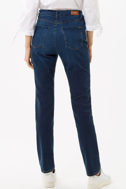 Brax Mary 70-4000 25 Slightly Used Regular Blue Slim Fit Straight Leg Jeans - Dotique Chesterfield