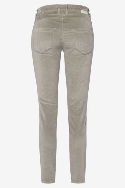 Brax Shakira 79-1634 07 Grey Skinny Cozy Cord Jeans - Dotique Chesterfield