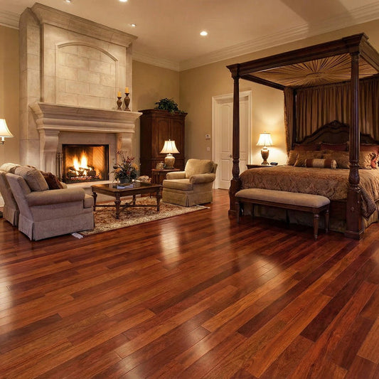 Brazilian Cherry (Jatoba) Engineered Flooring 0.5625″ x 3.25″ Prefinished Satin, $5.35/sqft - Advantage Lumber