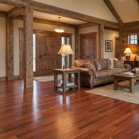 Brazilian Cherry (Jatoba) Tinted Engineered Flooring 0.375″ x 3.25″ Prefinished Satin, $5.74/sqft - Advantage Lumber