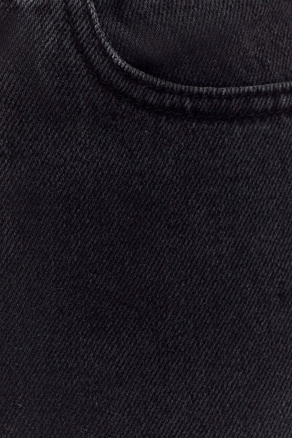 Caitlin Mid Rise Denim Jeans - Washed Black