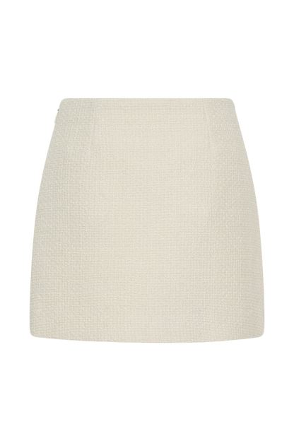 Camilla Boucle Mini Skirt - Ivory