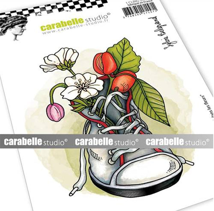 Carabelle Cling Stamp - Un Pied dans Les Fleurs by Sylvie Belgrand