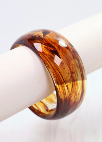 Carole Bangle Bracelet - Tortoise