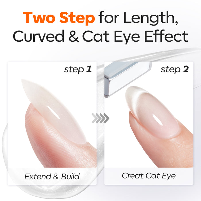 Modelones Cat Eye Builder Nail Gel #grey