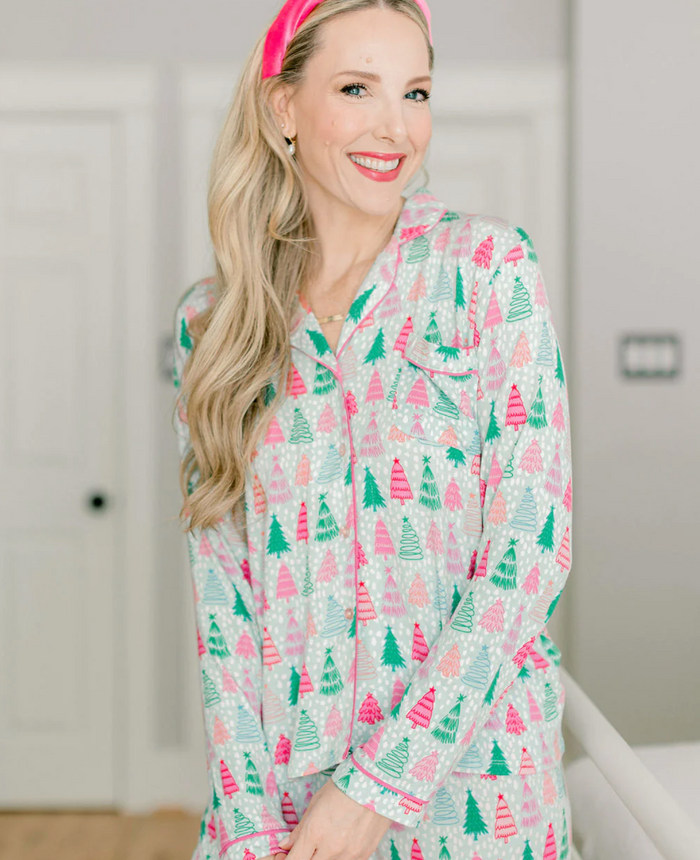Charlotte PJ Pant Set - Tree Farm - B Social Boutique