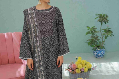 Chic Charcoal Stitched X KHUSSA (COMBO SET)