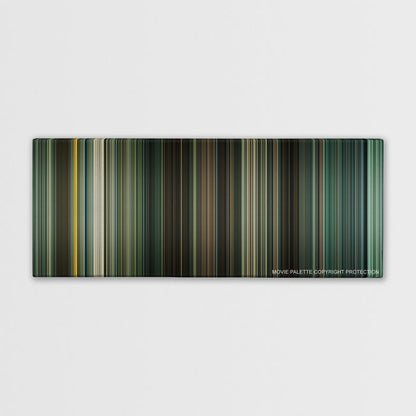 Children of Men color palette canvas print: thousands of thin vertical stripes of color