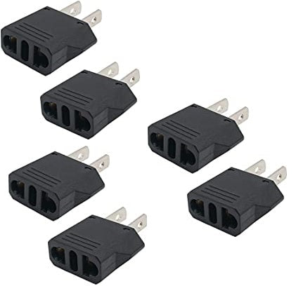 Ckitze US European to American Outlet Plug Adapter