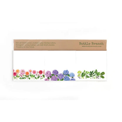 Classic Plants Sticky Notes Set of 3