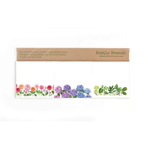 Classic Plants Sticky Notes Set of 3