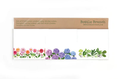 Classic Plants Sticky Notes Set of 3