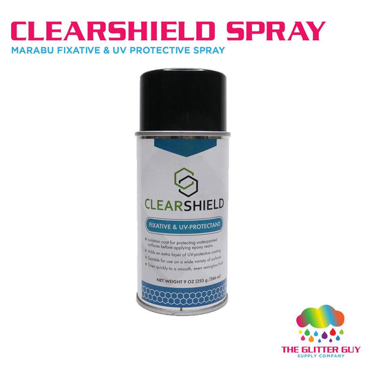 Clearshield Fixative Spray | Sealant from The Glitter Guy