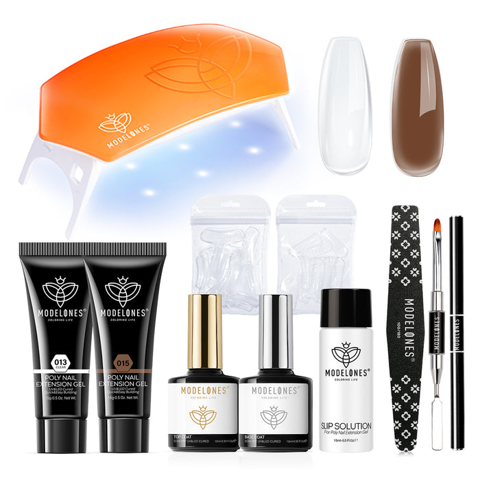 Cloudy Day Poly Nail Gel Kit MODELONES #