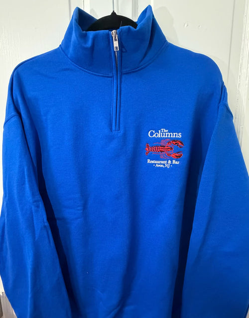 Col-1/4 Zip Lobster Royal Blue