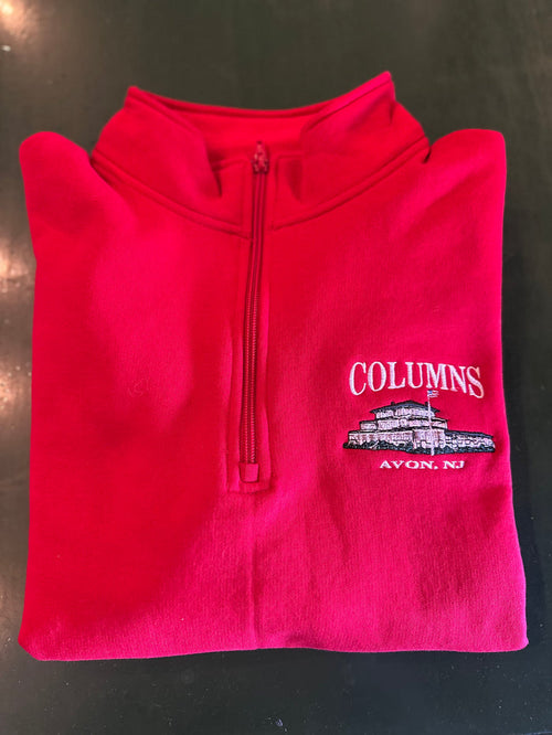 Col-1/4 Zip Red