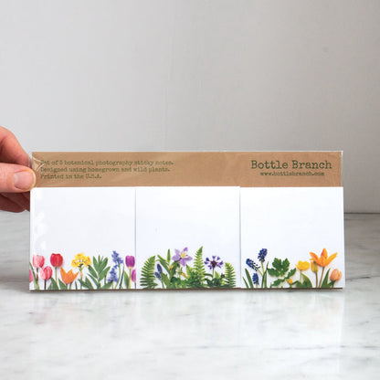 Colorful Spring Sticky Notes Set of 3