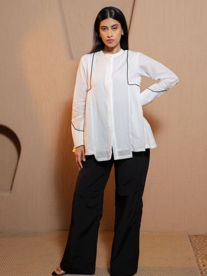 Combo -  Cotton Viscose Top + Muslin Co-Ord Set
