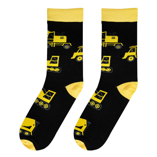 Construction - Mens Crew Folded - Crazy Socks - Premium Socks from Crazy Socks - Just $8! Shop now at Pat's Monograms