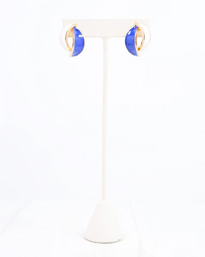 Cora Earring - Blue & White