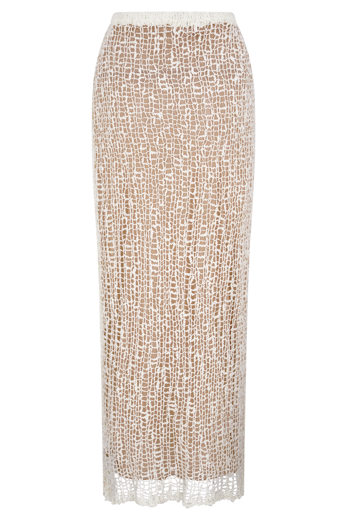 Cordelia Knit Maxi Skirt - Ivory