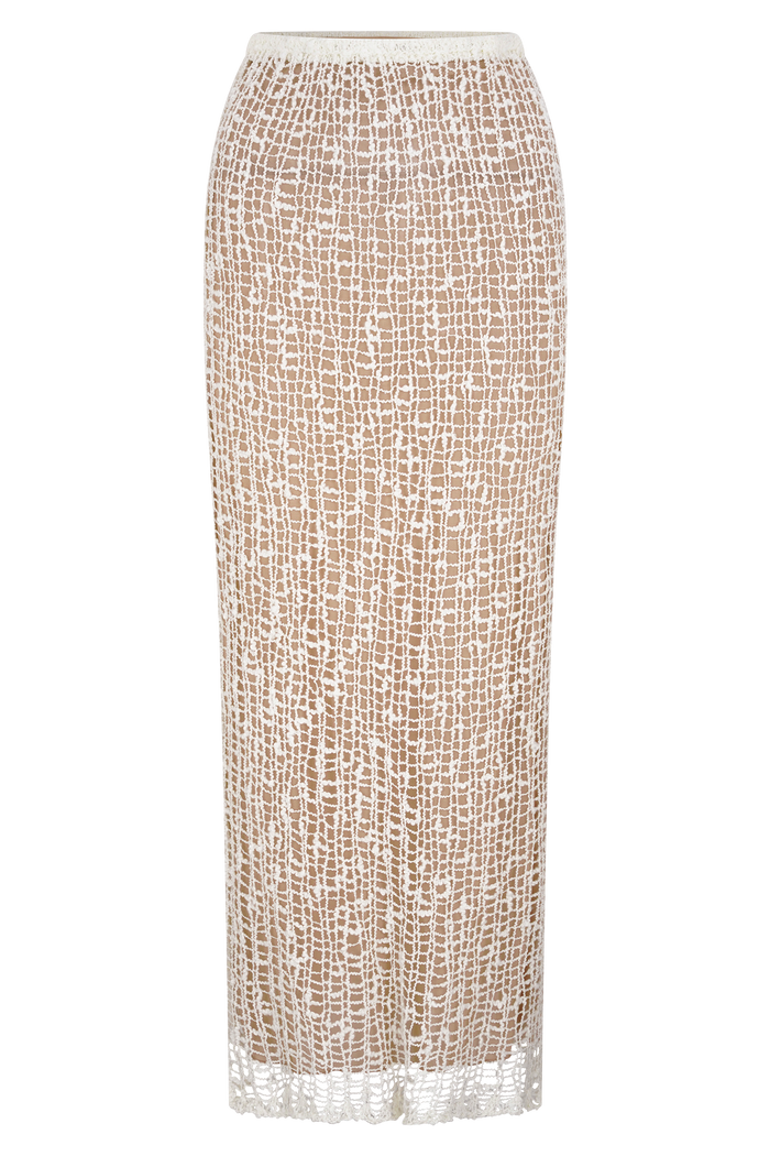 Cordelia Knit Maxi Skirt - Ivory