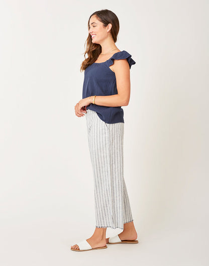 Corrine Top: Navy - FINAL SALE