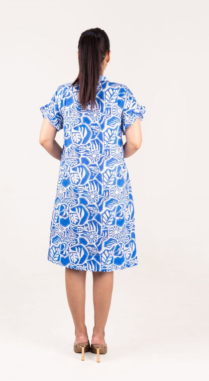 Cotton Printed One Piece Dress