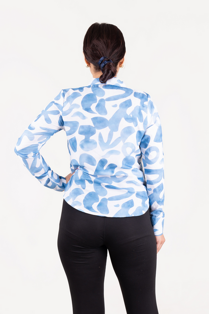 Cotton Printed Sleeveless Top
