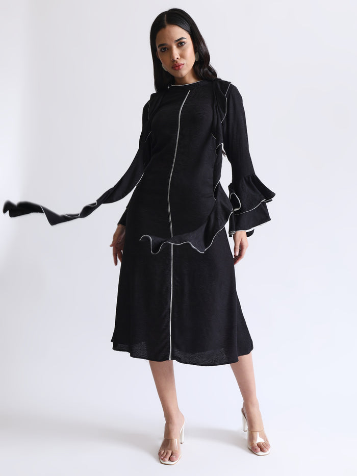 Cotton Ruffled Dress