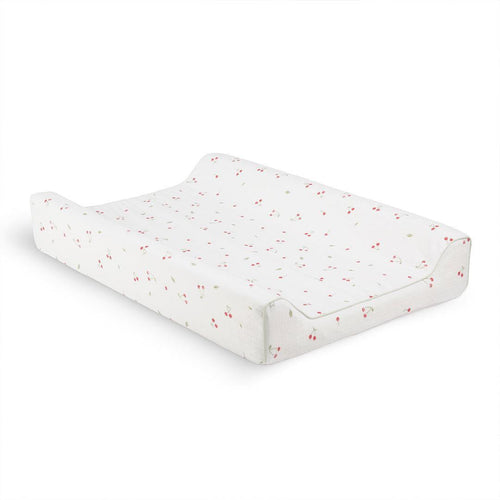 CuddleCo Wedge Changing Mat - Ditsy Cherry