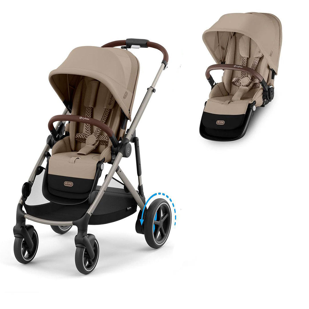 CYBEX e-Gazelle Double Pushchair