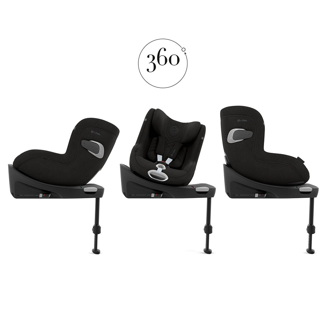 CYBEX Sirona Ti i-Size Plus Car Seat - Sepia Black
