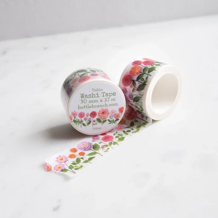Dahlia Garden Washi Tape