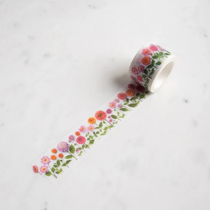 Dahlia Garden Washi Tape