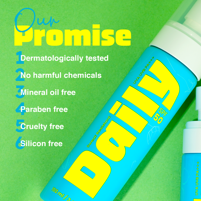 Daily SPF 50 - Sunscreen Spray on Lotion | 100ml
