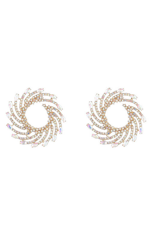 Daisy Spiral Earrings