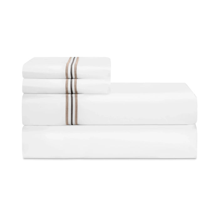 Delancey Pair of Pillowcases by Home Treasures — folded bedding and cuff detail