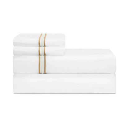 Delancey Pair of Pillowcases by Home Treasures — folded bedding and cuff detail