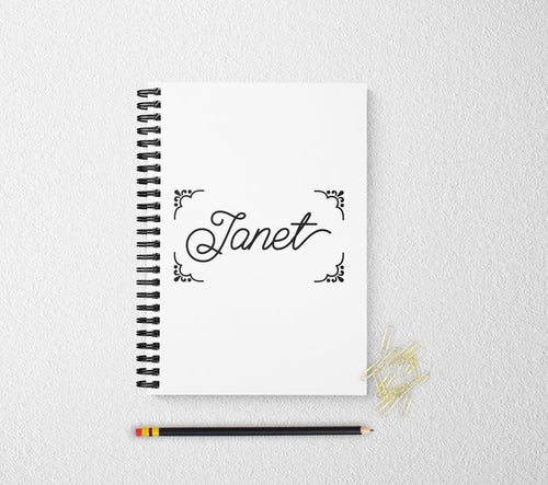 Designed notebook designed